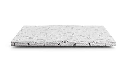 Dual-Layered & Triple-Zoned 3 Inch Memory Foam Mattress Topper for Spine Alignment and Back Pain Relief (California King) - Firmer Middle Zone for Ali