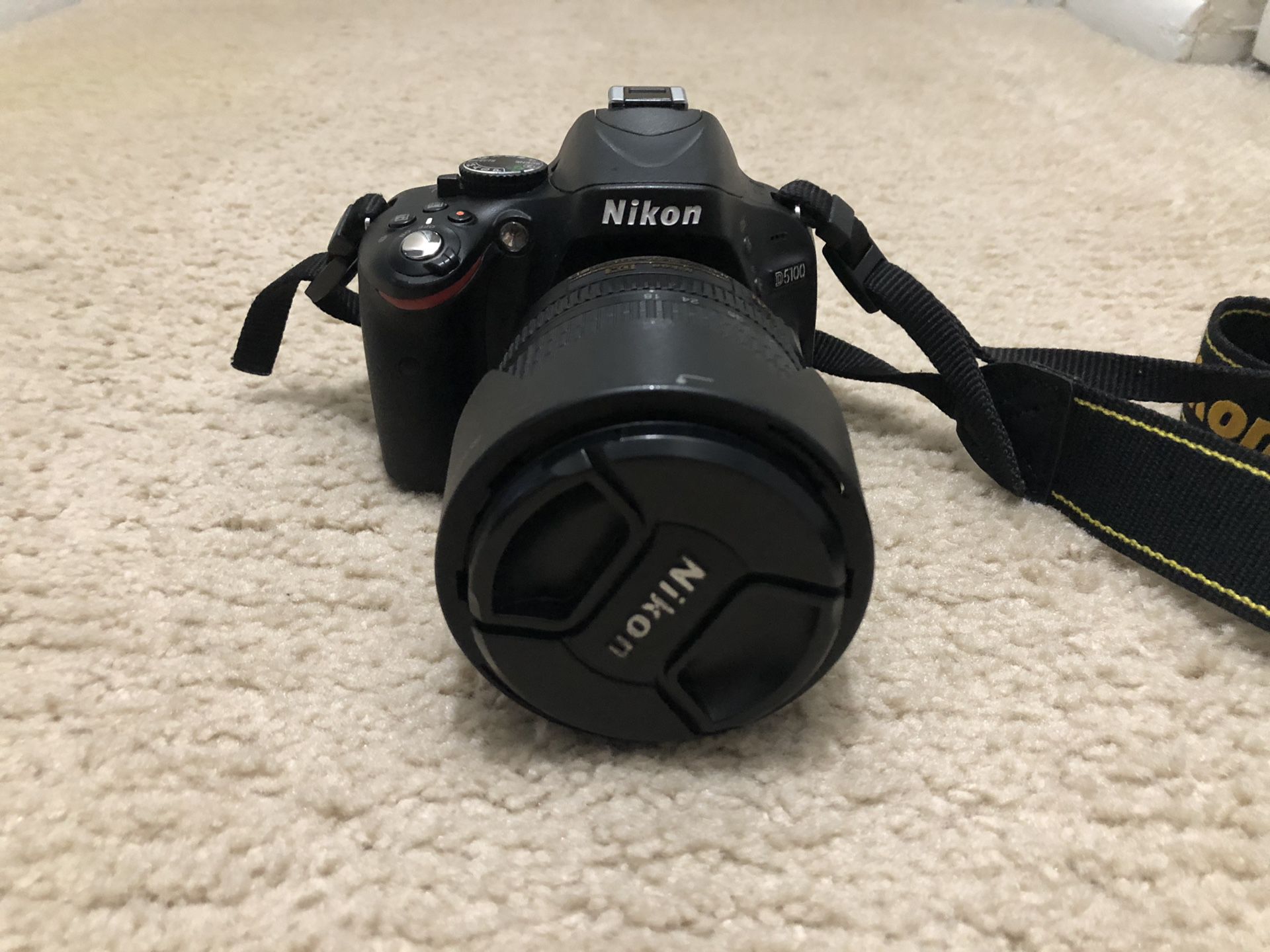 Nikon D5100 + 18-105mm lens