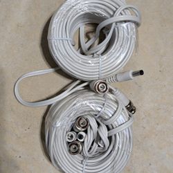 BNC Camera cable 60ft 2 Count