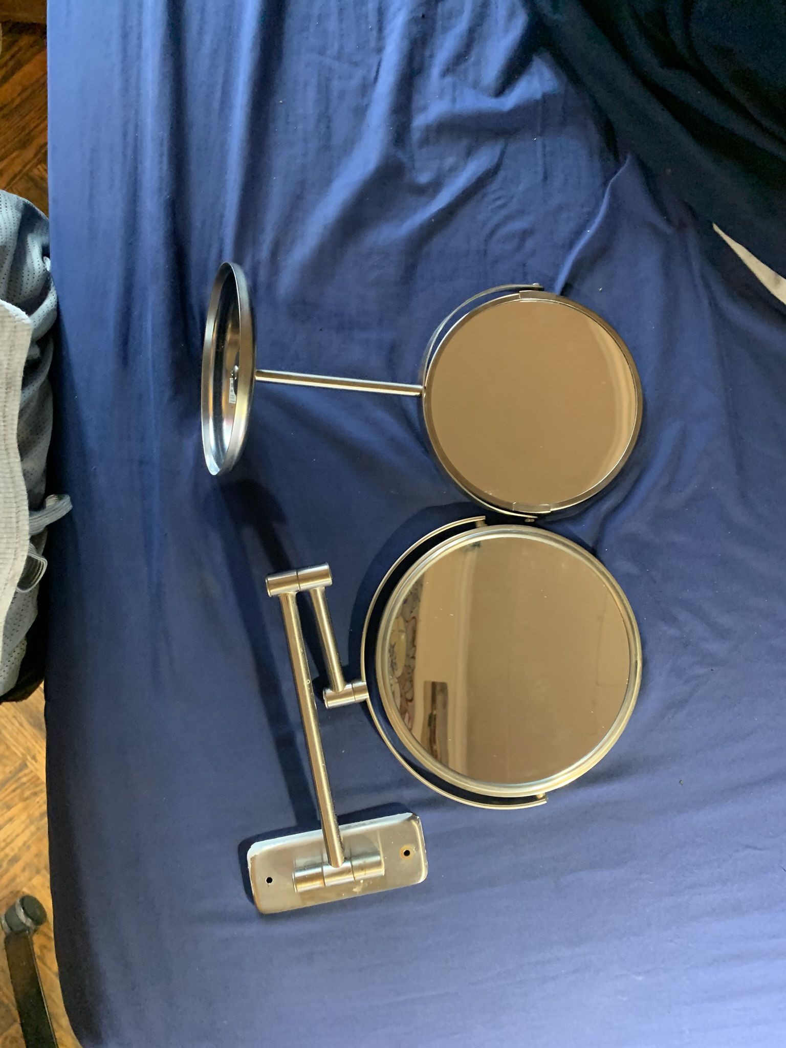 Ikea Trensum Double Sided Magnifying Make Up Table And Wall Mirror Stainless Steel Frame
