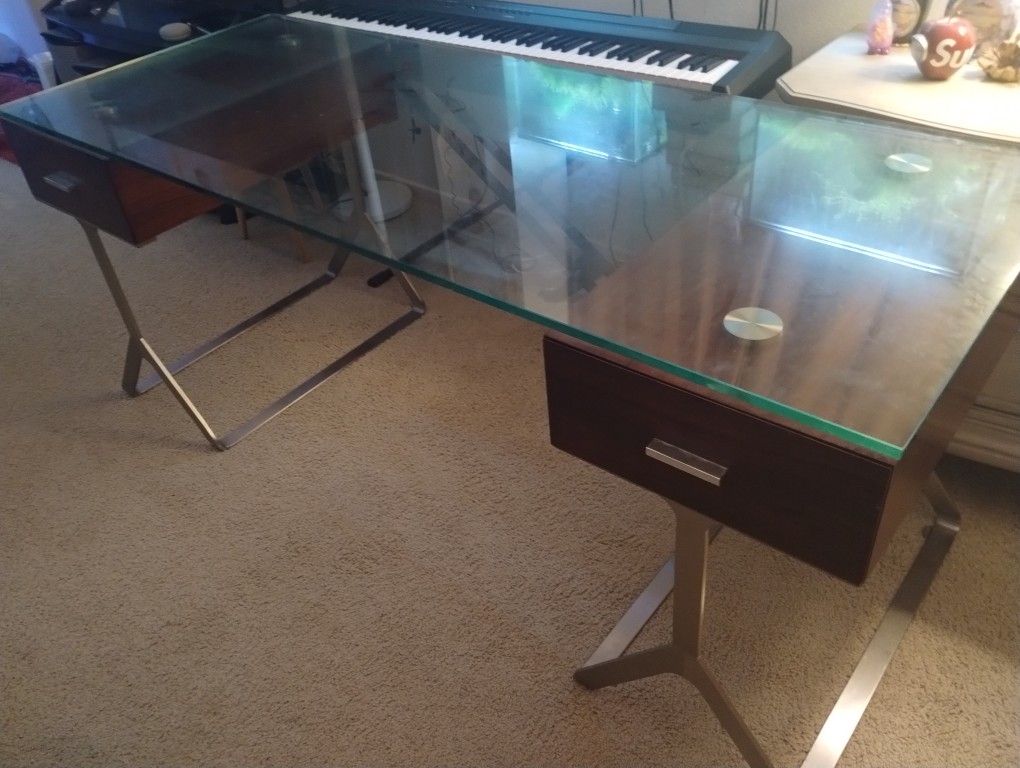 Beautiful Glass Desk 