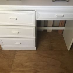 White Desk, All Wood, $150