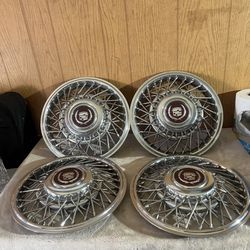 Cadillac Seville 15’ Hub Caps OEM Used condition,