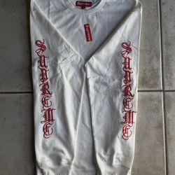 White Supreme Long Sleeve 