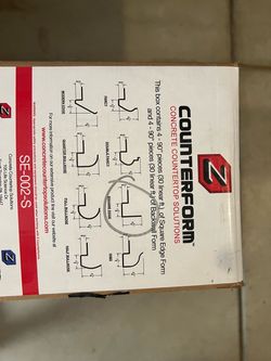 Z Counterform Concrete Countertop Form