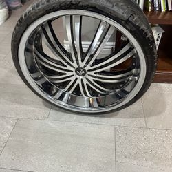 I have 2. Tires For a. Dodge Car  22inch 