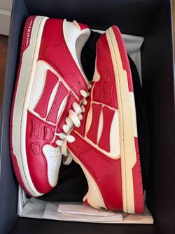 Amiri Skel Low-Top Sneakers Red White