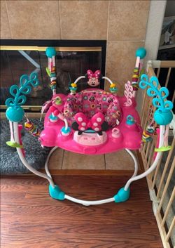 Disney Baby Minnie Mouse PeekABoo Activity Jumper, 6-12 Months