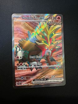 Gouging Fire ex Pokémon Card 188/162 TEF