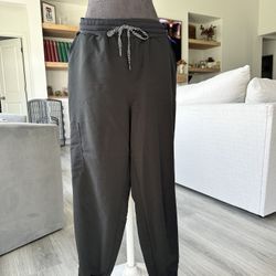 Jaanuu Black Jogger Scrub Pants