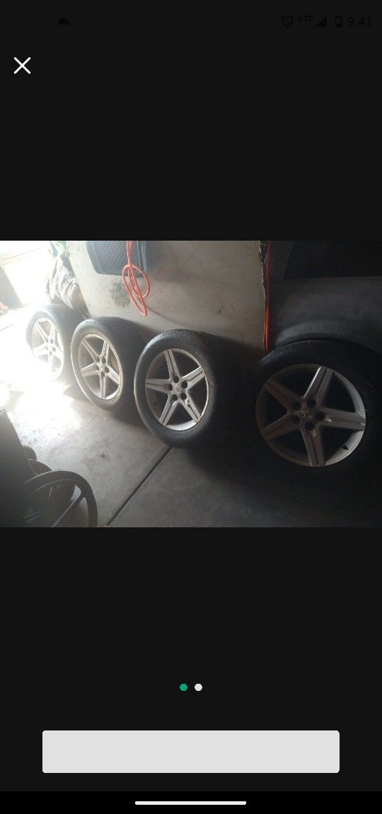 2010 / 2014 Camaro Rims With Good Tires 18 In