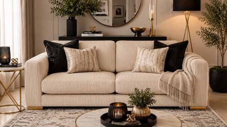 The Aspen Luxe Corduroy Sofa - NEW