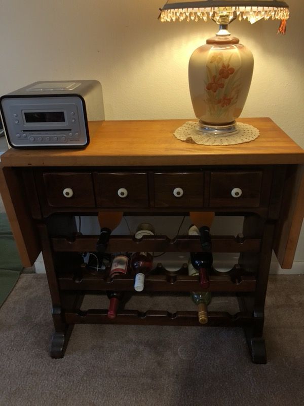Rare Ethan Allen Wine Rack