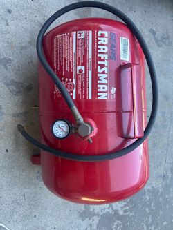 Good Condition Craftsman 5 Gallon Portable Air Tank, Made in USA