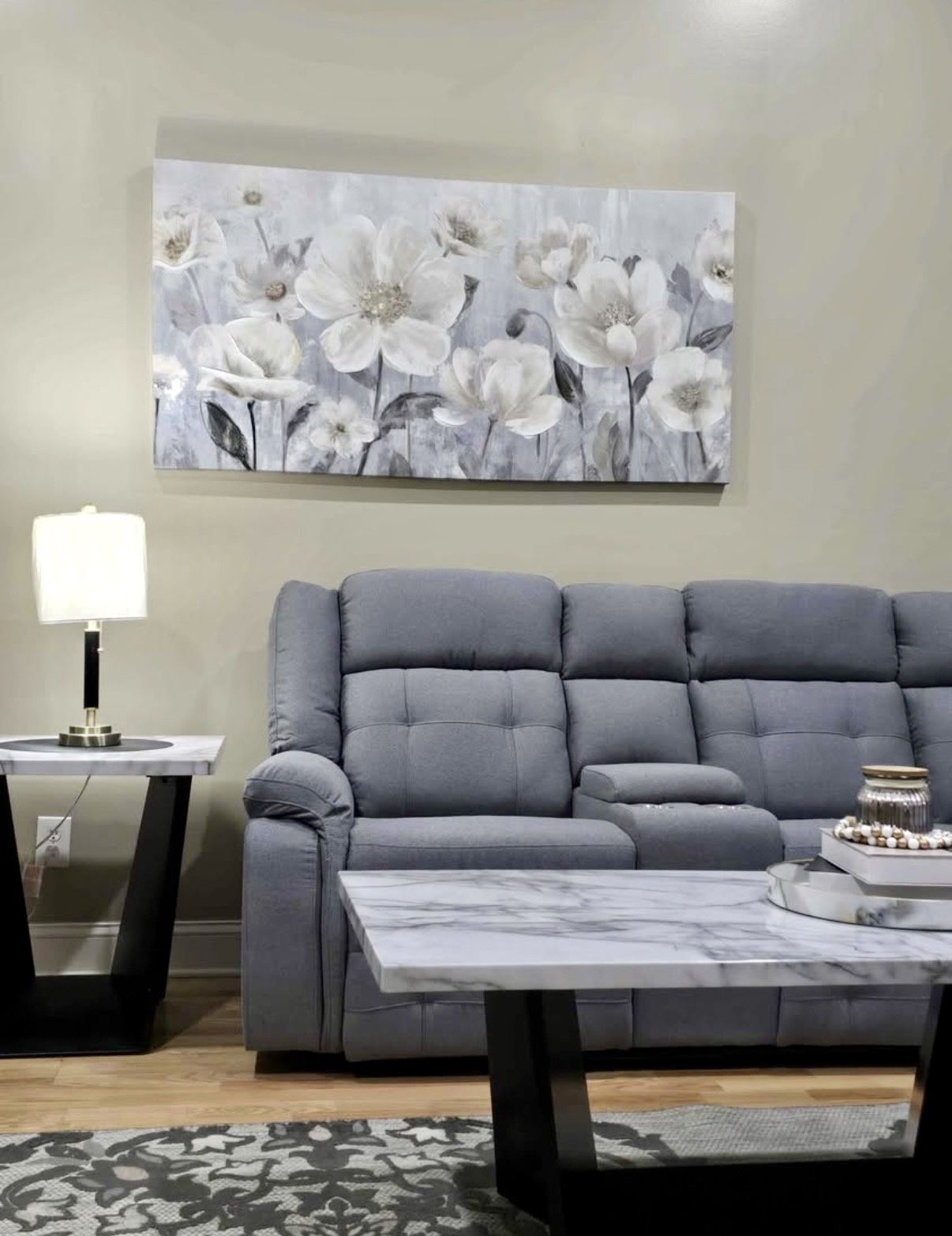 NEW GRAY RECLINER SECTIONAL 🔥 🚚