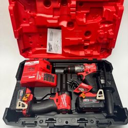 🔥 Milwaukee Hammer Drill and impact Drill Kit