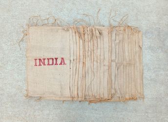 Vintage India Burlap Bags/Sacks