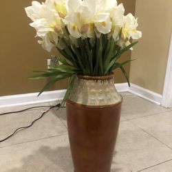Vase And Flowers 2’ Tall