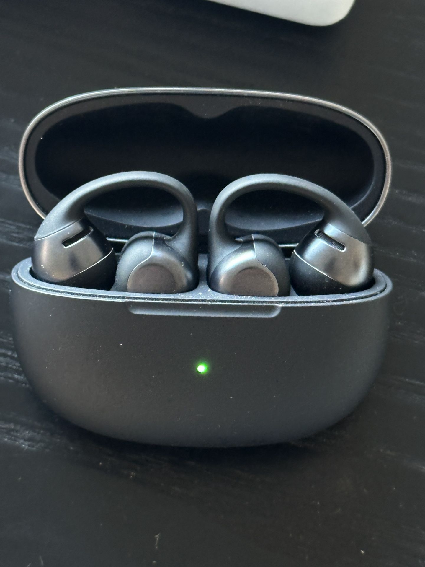 SHOKZ OpenDots ONE-Open-Ear Headphones, Clip-On Earbuds-Wireless Bluetooth Earbuds with Microphone-Secure, Lightweight, Comfort-Premium Dolby Audio-Wa