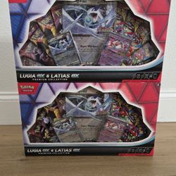 For Sale:
Brand New in Box Pokemon Trading Card Game TCG Lugia Ex & Latias Ex Premium Collection