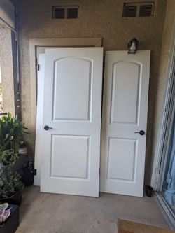 3 Interior Doors $55 each +  Black Hardwear Ready To Install