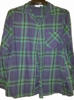 Hollister Co. Flannel shirts 12/14