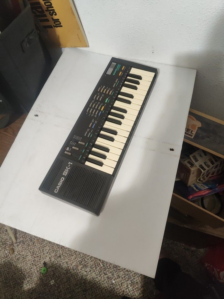 Vintage Casio Sk-1 Sampling Keyboard