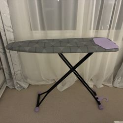 APEXCHASER Ironing Board with Iron Rest, Compact and Space Saver Iron Board, Extra Thick Cover, Height Adjustable, Wall Mount & Closet Hanger 13x43 Gr