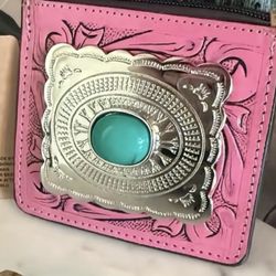Leather Buckel Cardholder