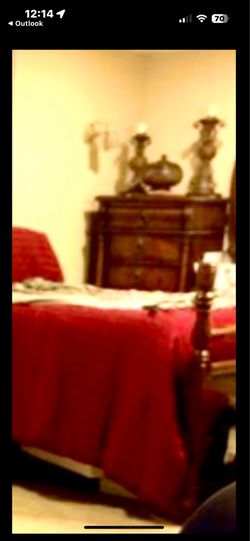 Refurbished, antique dresser, and bedframe