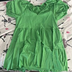 Green Dress - Size 14 Like New 