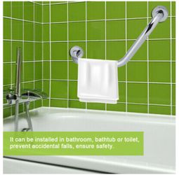 Thicken Stainless Steel Bathroom Bathtub Grab Bar Safety Hand Rail for Bath Show