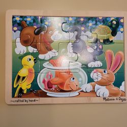 Childrens's Puzzles.   Pets and Vehicles 