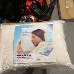 The First & Original Water Pillow, clinically Proven to Reduce Neck Pain & Improve Sleep. Therapeutic, Ideal for People Looking for Proper Neck Su