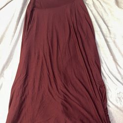 NWT MADEWELL Jersey Asymmetric-Seam Midi Skirt
