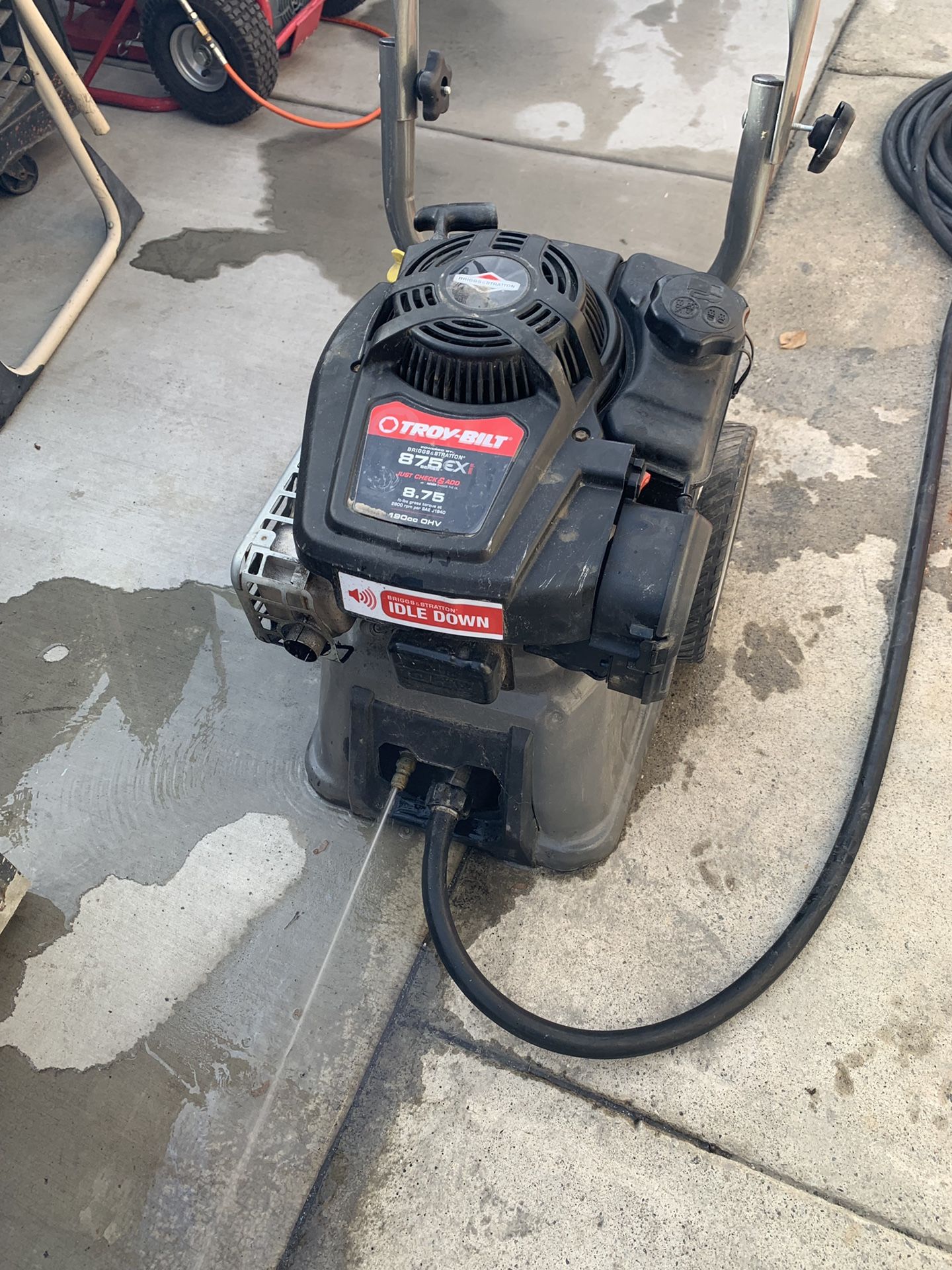 Troy hilt pressure washer 8.75 hp 3100 psi no gun or hose $150