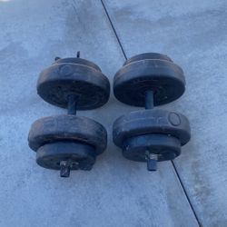 20lbs Each Dumbells 