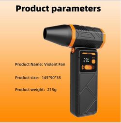 High speed turbo fan