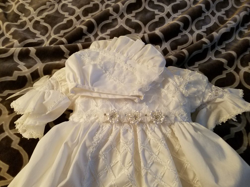 Ropones de Bautizo para niña