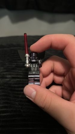 Authentic Lego 2009 Chrome Black Darth Vader