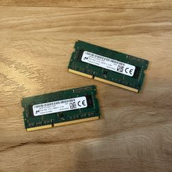 Micron DDR3 Memory 2x4