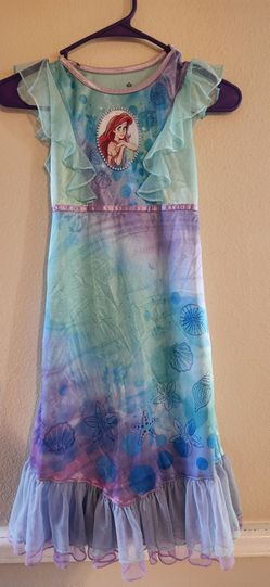 Disney Little Mermaid Girls Nightgown/Size 8/ Pick Up 77075