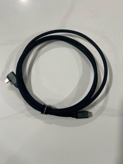 Silkland Right Angle USB 4 Cable for Thunderbolt 4 [3.3FT/1M], 40Gbps Data Sync, 8K/5K@60Hz, 240W Fast Charging, 90 Degree USB Thunderbolt Cable, Comp