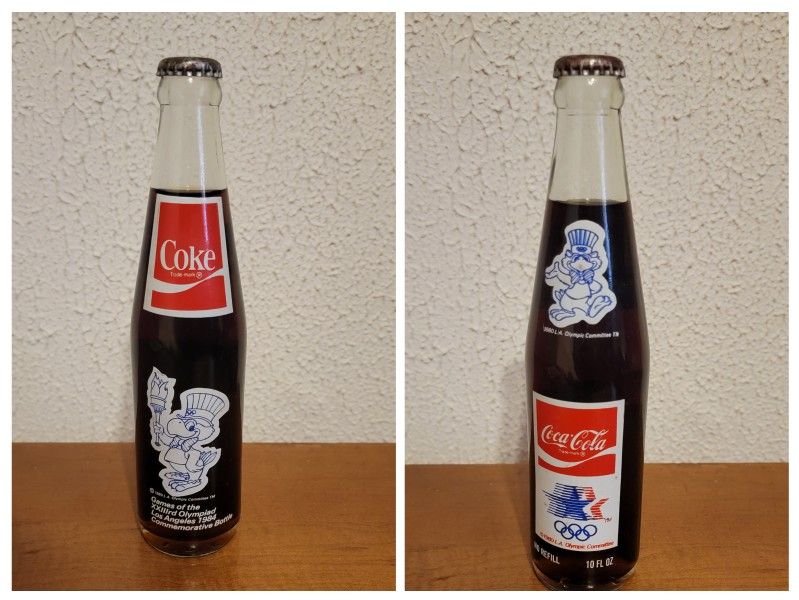 1984 Olympics Coca Cola Bottle..FULL