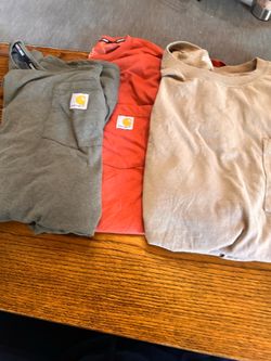 Three carhartt men’s shirts 4x