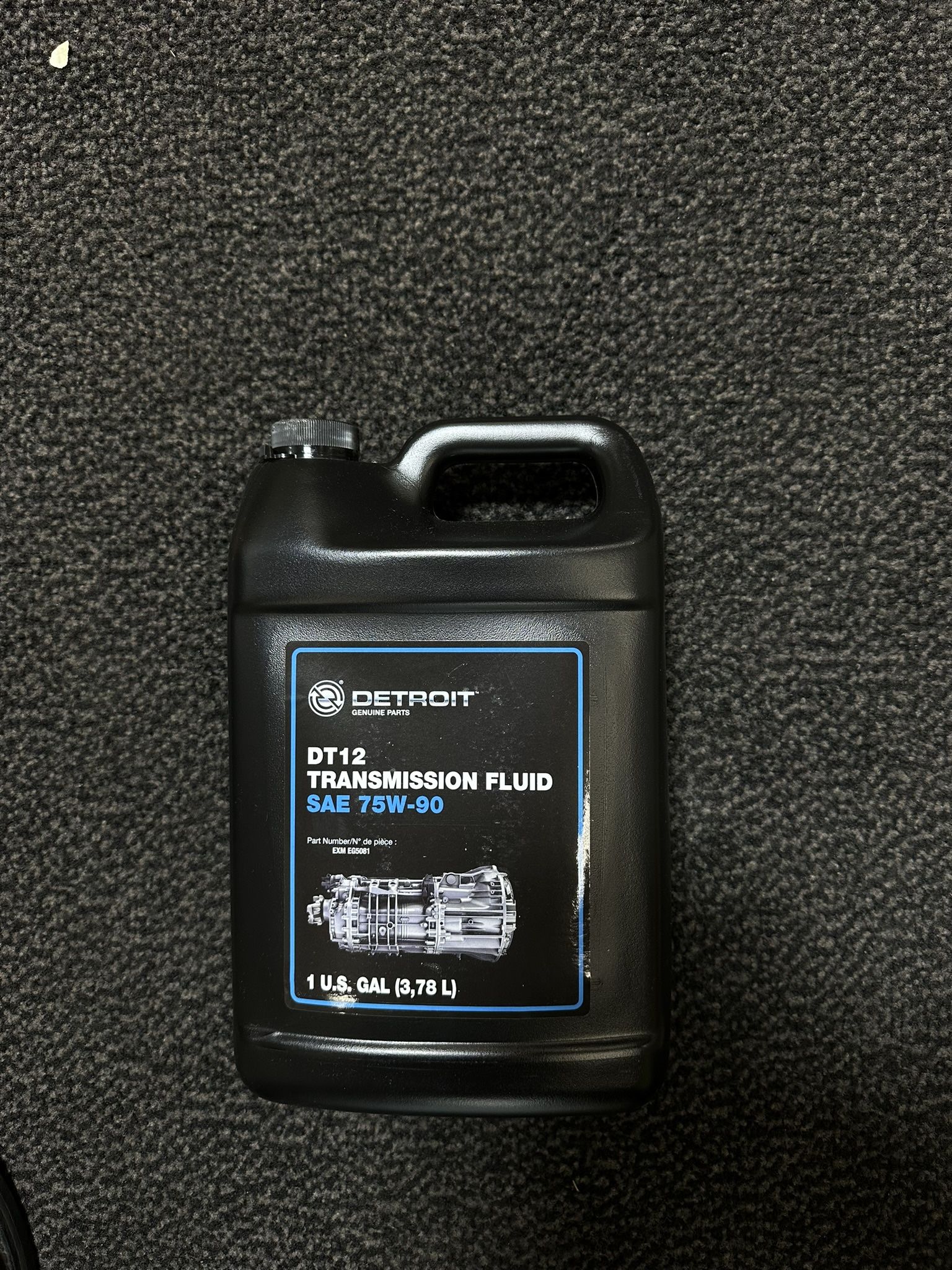 Detroit DT12 transmission fluid 75w90
