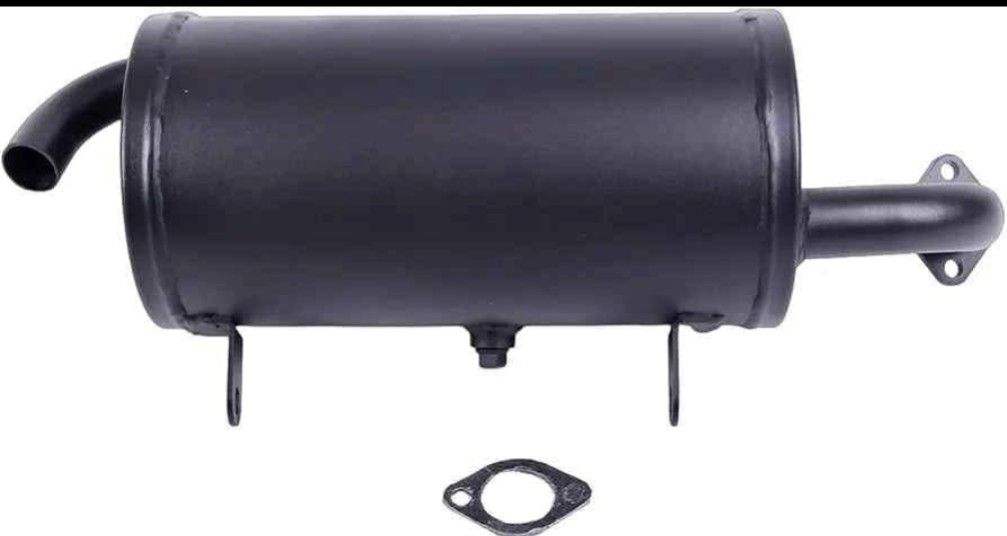 Exhaust Assembly Muffler [hidden information] with Gasket for Kawasaki Mule 600 2X4 (3320)