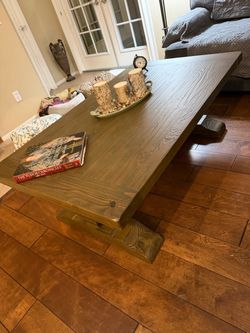 Rustic Wood Coffee Table Kelly Clarkson Home