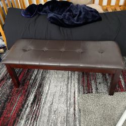 Brown Bench for Dining Room Table