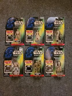 New Star Wars action figures with movie freeze frame